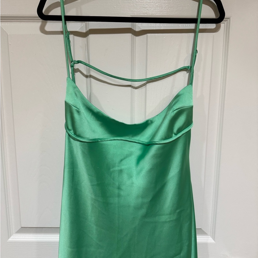 Zara Vibrant Green Dress - Picture 2 of 5
